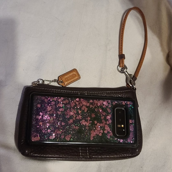 Coach pebble leather wristlet - Picture 12 of 12